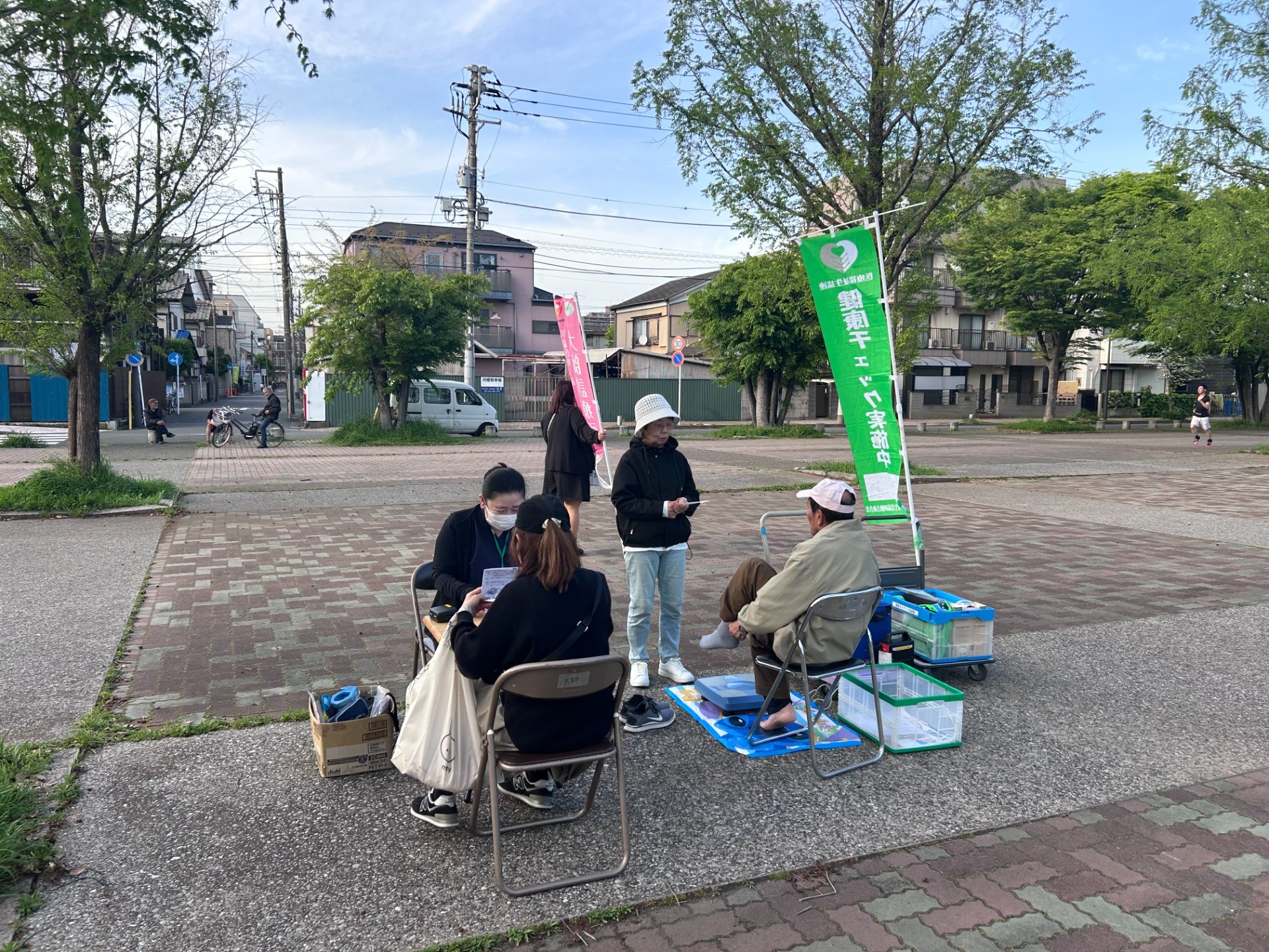 まちかど健康チェック in 大師公園（大師）