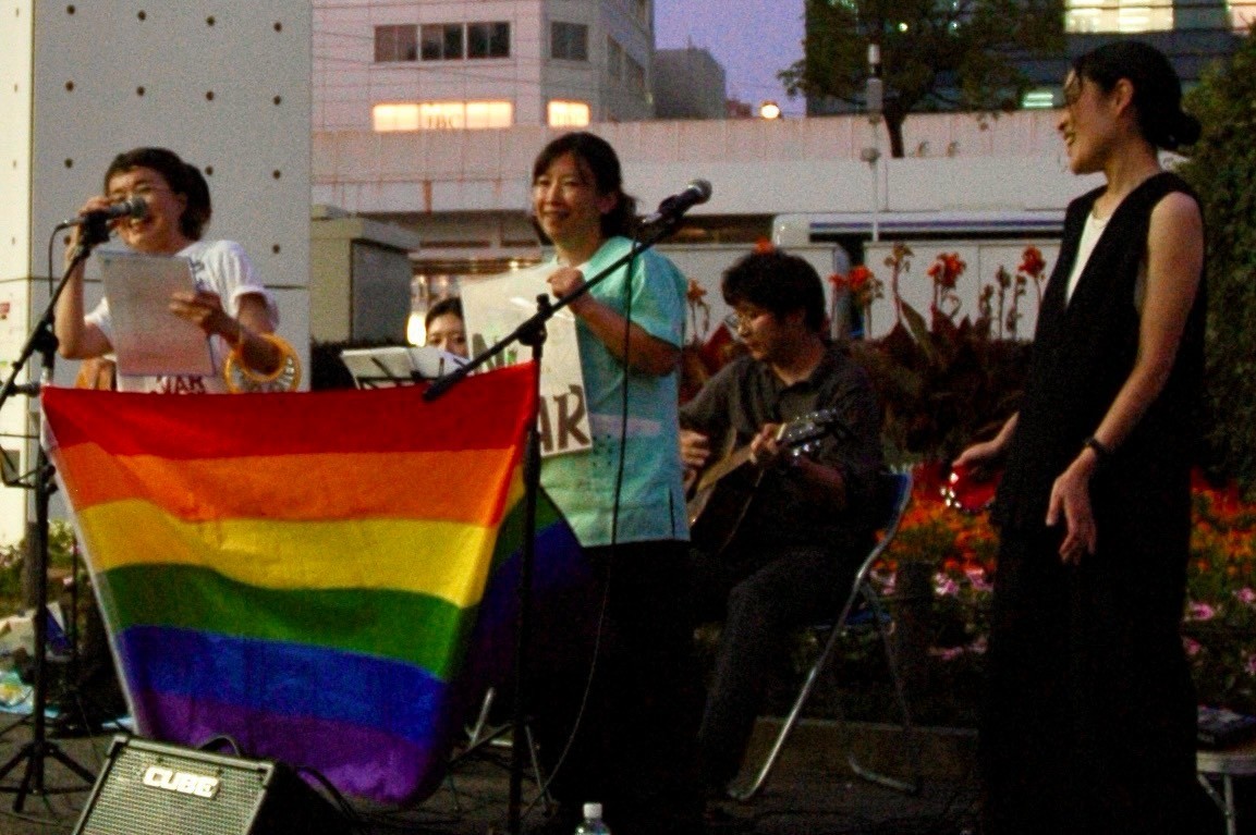 改憲反対音楽デモin川崎駅前